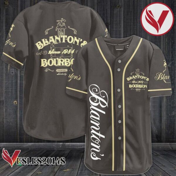 Brown Blanton's Whiskey Baseball Jersey, Perfect Gifts For Fans - Vesles2014S
