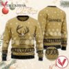 Brown Guinness Reindeer Snowy Christmas Sweater, Unique Winter Outfits For Fans - Vesles2014S  1