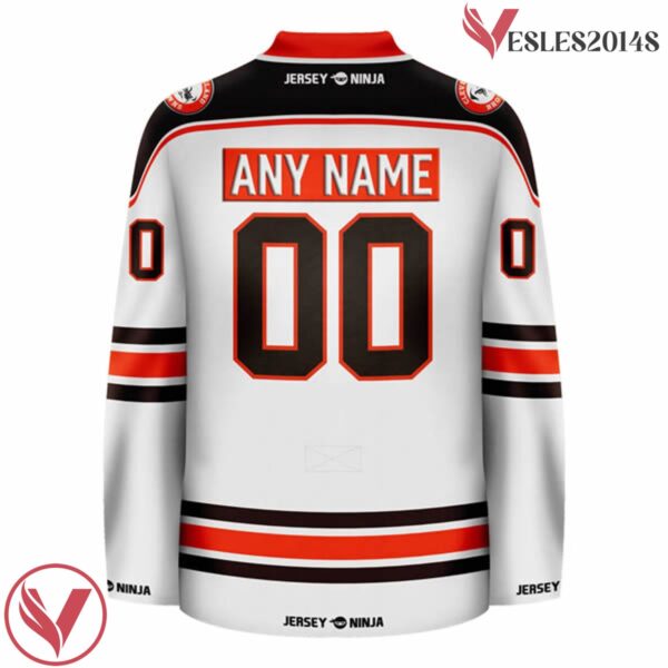Browns White Cleveland Hockey Jersey - Vesles2014S 3