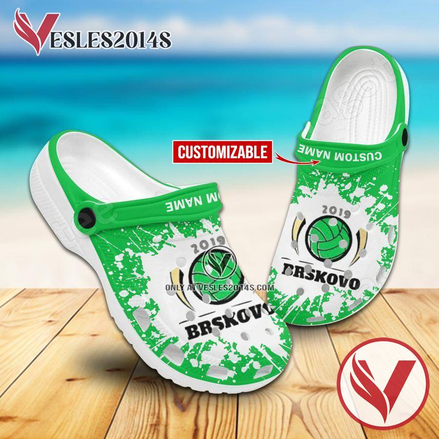 Brskovo Logo Handball Crocs, Unique Footwear For Fans