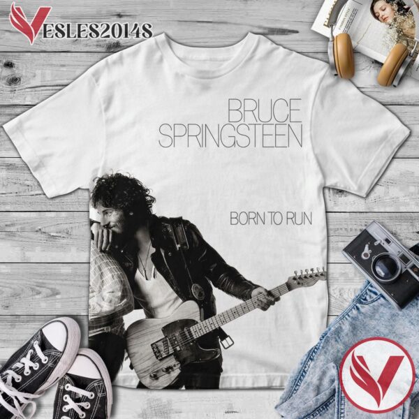Bruce Springsteen Born To Run Album Cover Shirt, Perfect Gifts For Music Lovers - Vesles2014S