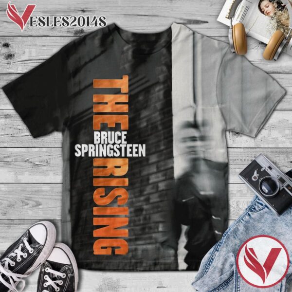 Bruce Springsteen The Rising Album Cover Shirt, Perfect Gifts For Music Lovers - Vesles2014S