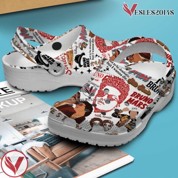 Bruno Mars Singer Music Crocs Crocband Clogs Shoes, Unique Gifts For Fans - Vesles2014S 3