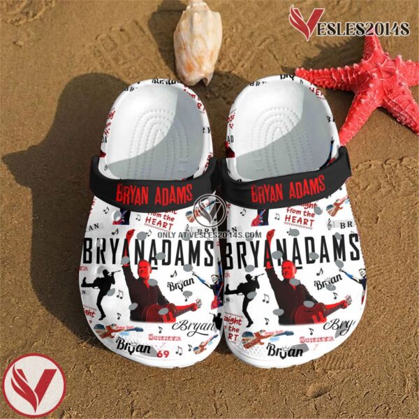 Bryan Adams Music Crocs Crocband Clogs Shoes, Unique Gifts For Fans Style 3 - Vesles2014S