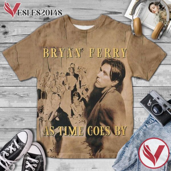 Bryan Ferry As Time Goes By Album Cover Shirt, Perfect Gifts For Music Lovers - Vesles2014S