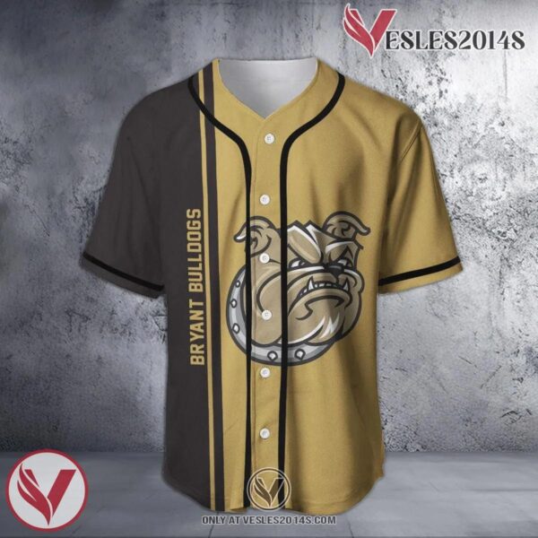 Bryant Bulldogs Baseball Jersey Half Style NCAA, Unique Gifts For Fans - Vesles2014s