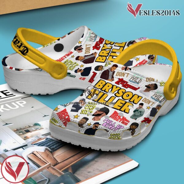 Bryson Tiller Music Crocs Crocband Clogs Shoes, Unique Gifts For Fans - Vesles2014S 3