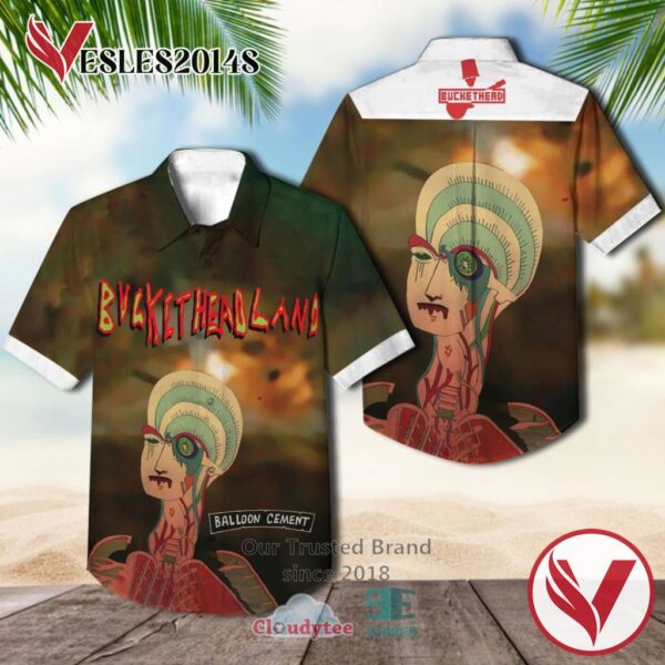 Bucketheadland Balloon Cement Casual Hawaiian Shirt, Best Gifts For Summer Vesles2014S