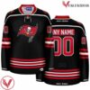 Bucs Football Game - Tampa Bay Customize Black Hockey Jersey, Gift Ideas For Football Lovers - Vesles2014S
