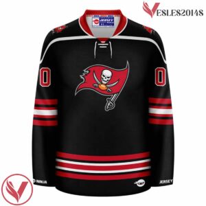 Bucs Football Game - Tampa Bay Customize Black Hockey Jersey, Gift Ideas For Football Lovers - Vesles2014S 3
