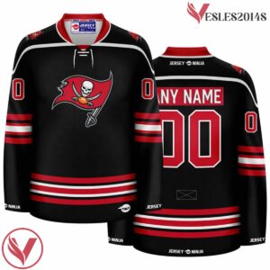 Bucs Football Game - Tampa Bay Customize Black Hockey Jersey, Gift Ideas For Football Lovers - Vesles2014S