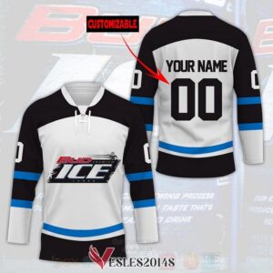 Bud Ice Personalized Hockey Jersey Shirt, Trending Gifts For Fans - Vesles2014s