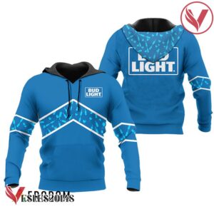 Bud Light Beer Blue Wine Pattern Hoodie & Zip Hoodie - Vesles2014S