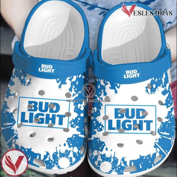 Bud Light Beer Clogs Crocs Shoes Comfortable Crocband For Men Women, Unique Gift From  Vesles2014S
