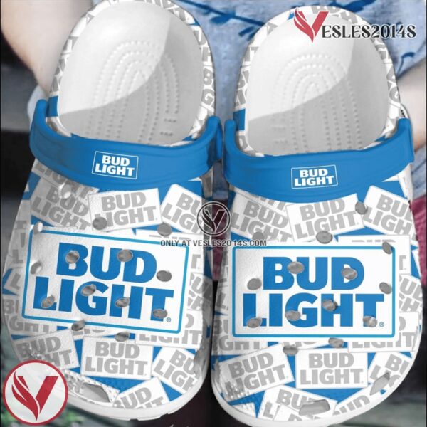 Bud Light Beer Crocs Shoes Comfortable Clogs Crocband For Men Women, Unique Gift From  Vesles2014S
