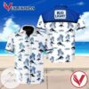 Bud Light Beer Floral Hawaiian Graphic Print Short Sleeve Hawaiian Casual Shirt Vesles2014S