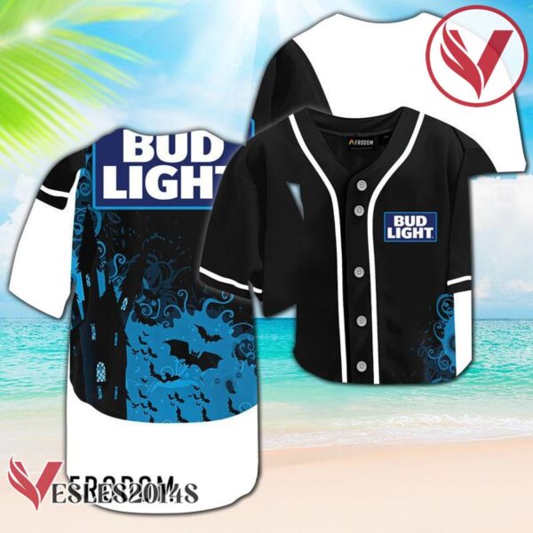 Bud Light Black Halloween Witch Baseball Jersey, Perfect Gifts For Fans - Vesles2014S