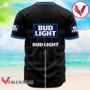 Bud Light Black Label Logo Baseball Jersey, Perfect Gifts For Fans - Vesles2014S 2
