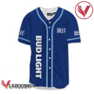 Bud Light Blue Dilly Dilly Baseball Jersey, Perfect Gifts For Fans - Vesles2014S 3