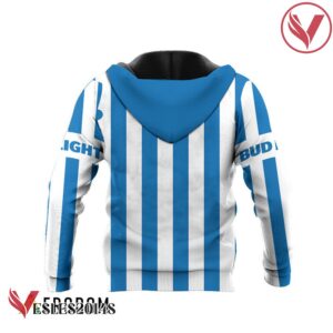 Bud Light Blue Vintage Striped Hoodie & Zip Hoodie - Vesles2014S 4