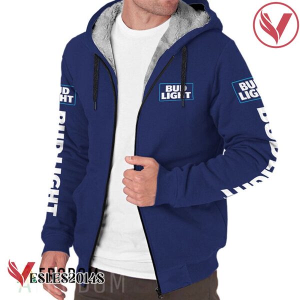 Bud Light Fleece Zip Up Hoodie - Vesles2014S 1