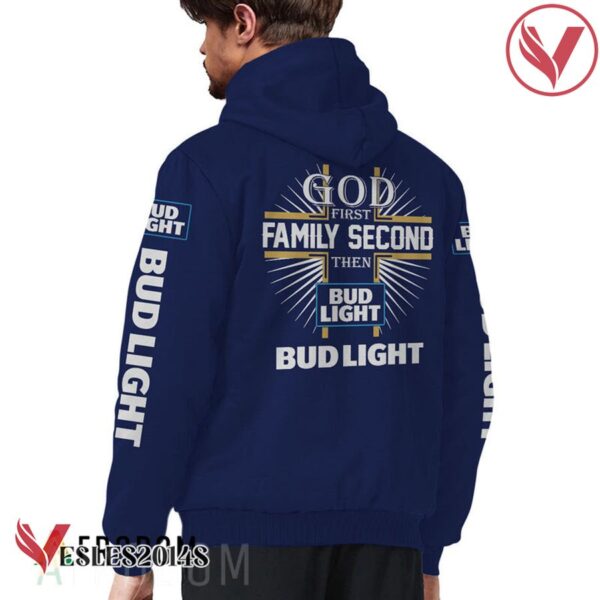Bud Light Fleece Zip Up Hoodie - Vesles2014S 2