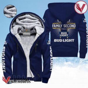 Bud Light Fleece Zip Up Hoodie - Vesles2014S
