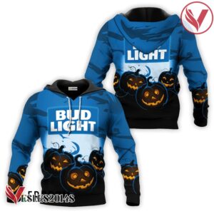 Bud Light Halloween Night Pumpkin Hoodie & Zip Hoodie - Vesles2014S 4