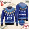 Bud Light Heart Pattern Fair Isle Ugly Sweater, Unique Winter Outfits For Fans - Vesles2014S  1