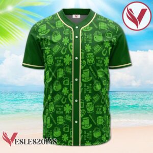 Bud Light St. Patrick's Day Doodle Pattern Baseball Jersey, Perfect Gifts For Fans - Vesles2014S 2