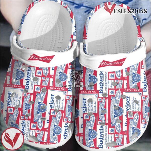 Budweiser Beer Crocs Clogs Crocband Shoes Comfortable For Men Women, Unique Gift From  Vesles2014S