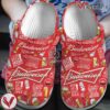 Budweiser Beer Crocs Crocband Clogs Shoes Comfortable For Men Women and Kids, Unique Gift From Vesles2014S