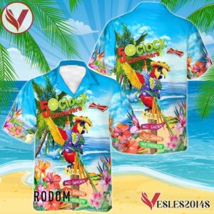 Budweiser Beer Parrot Hawaiian Shirt, Best Summer Gifts For Fans - Vesles2014S 1