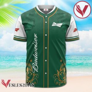 Budweiser Beer St. Patrick's Day Leprechaun Baseball Jersey, Perfect Gifts For Fans - Vesles2014S 2