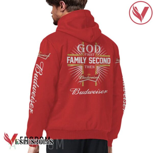 Budweiser Fleece Zip Up Hoodie - Vesles2014S 2