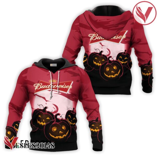 Budweiser Halloween Night Pumpkin Hoodie & Zip Hoodie - Vesles2014S 4