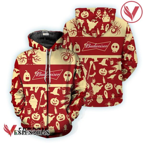 Budweiser Halloween Patterns Hoodie & Zip Hoodie - Vesles2014S 1