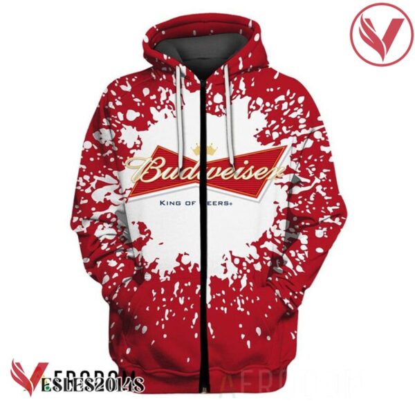 Budweiser King of Beers Pullover & Zip Hoodie - Vesles2014S 1