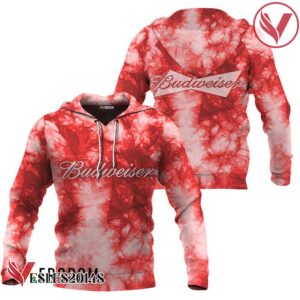 Budweiser Red Tie-dye Hoodie & Zip Hoodie - Vesles2014S