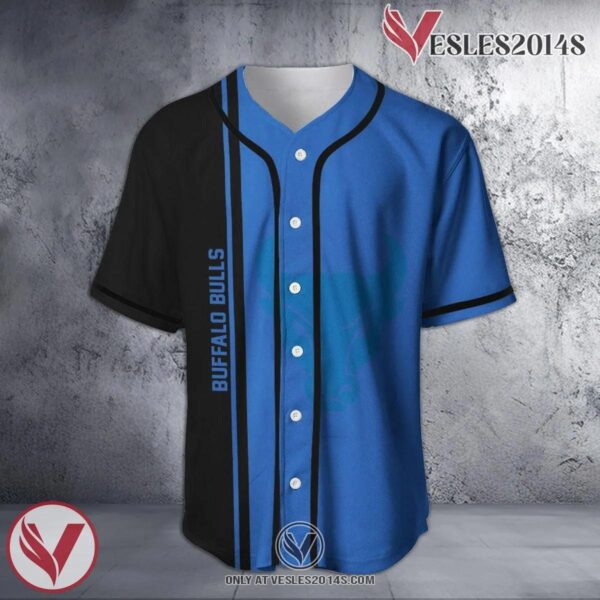 Buffalo Bulls Baseball Jersey Half Style NCAA, Unique Gifts For Fans - Vesles2014s