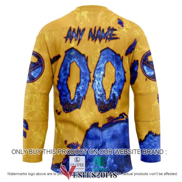 Buffalo Sabres Blood Personalized Hockey Jersey Shirt, Trending Gifts For Fans - Vesles2014s 1