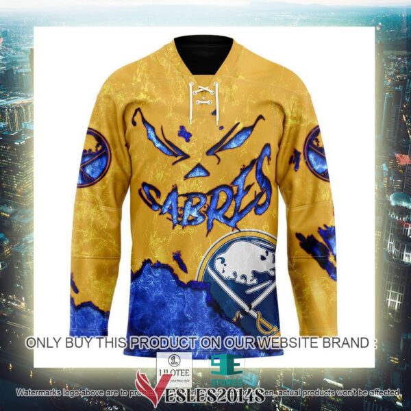Buffalo Sabres Blood Personalized Hockey Jersey Shirt, Trending Gifts For Fans - Vesles2014s 2