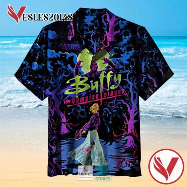 Buffy the Vampire Slayer Casual Hawaiian Shirt, Best Gifts For Summer Vesles2014S 3