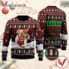 Bulldog Drink Budweiser Beer Ugly Christmas Sweater, Unique Winter Outfits For Fans - Vesles2014S  1