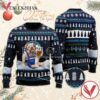 Bulldog Drink Busch Light Beer Christmas Ugly Sweater, Unique Winter Outfits For Fans - Vesles2014S  1