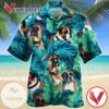 Bulldog Lover Print Short Sleeve Hawaiian Casual Shirt Vesles2014S