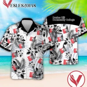 Bunker Hill Community College Aloha Summer Shirt And Shorts, Perfect Gifts Idea In Holiday - Vesles2014S 1