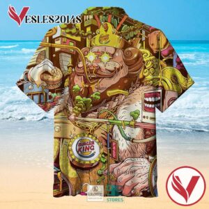 Burcer King Casual Hawaiian Shirt, Best Gifts For Summer Vesles2014S 2