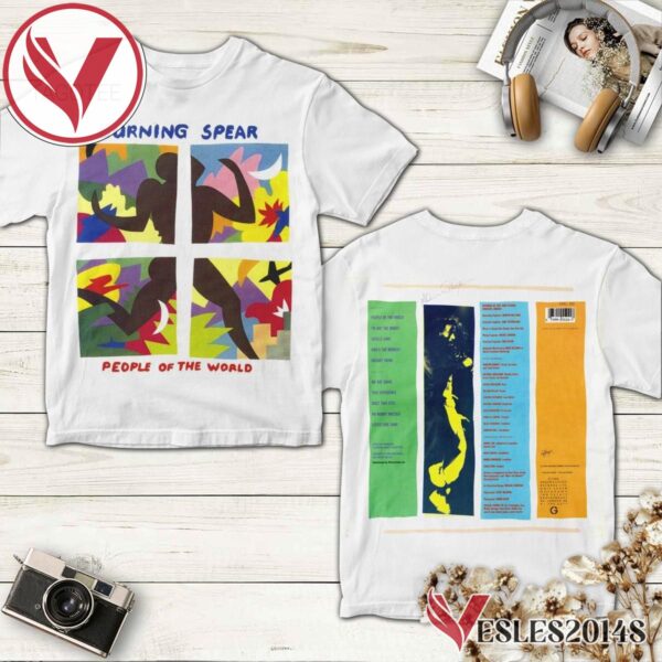 Burning Spear People Of The World Album Cover Shirt, Perfect Gifts For Music Lovers - Vesles2014S