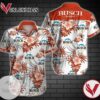 Busch Hunting Mallard Hawaiian V Graphic Print Short Sleeve Hawaiian Casual Shirt Vesles2014S